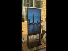 Ψηφιακή σήμανση QLED εξωτερικού χώρου με οπτική συγκόλληση, επιτοίχια, οθόνη αφής, συσκευή αναπαραγωγής διαφημίσεων