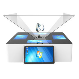 Floor Standing 3d Holographic Display With Touch Screen 55 Inch Windows OS