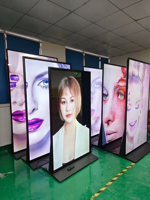 Σταθερή 75 ιντσών διαδραστική ψηφιακή σήμανση οθόνη Τότεμ Full hd 1080p LCD οθόνη αφής οθόνη Κιόσκι διαφήμιση οθόνη