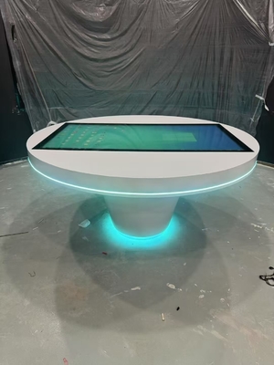 43 ιντσών Μαύρο RGB φωτισμό LCD Touch Screen Table με Android WiFi IR/Capacitive Touch και 5mm Tempered Glass Cover